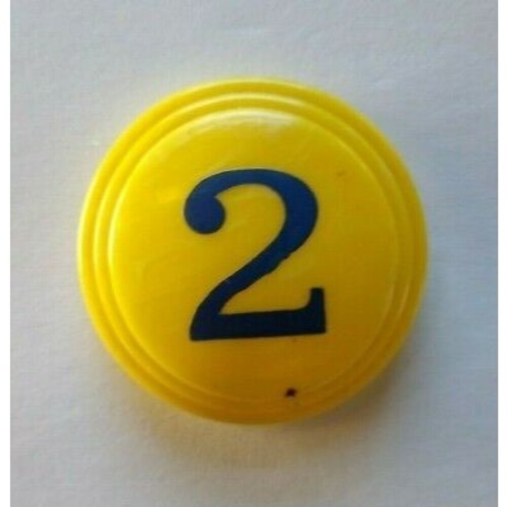 Vintage Pinball Machine Bumper Cap Part Original 1950s Yellow Marble #2 Small